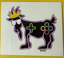 🚨🐐 GOAT USA  Game Controller  Sticker 🐐🚨