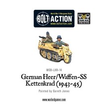 Warlord Bolt Action German Waffen-SS 28m Waffen-SS Kettenkrad 1943-4 Pack New