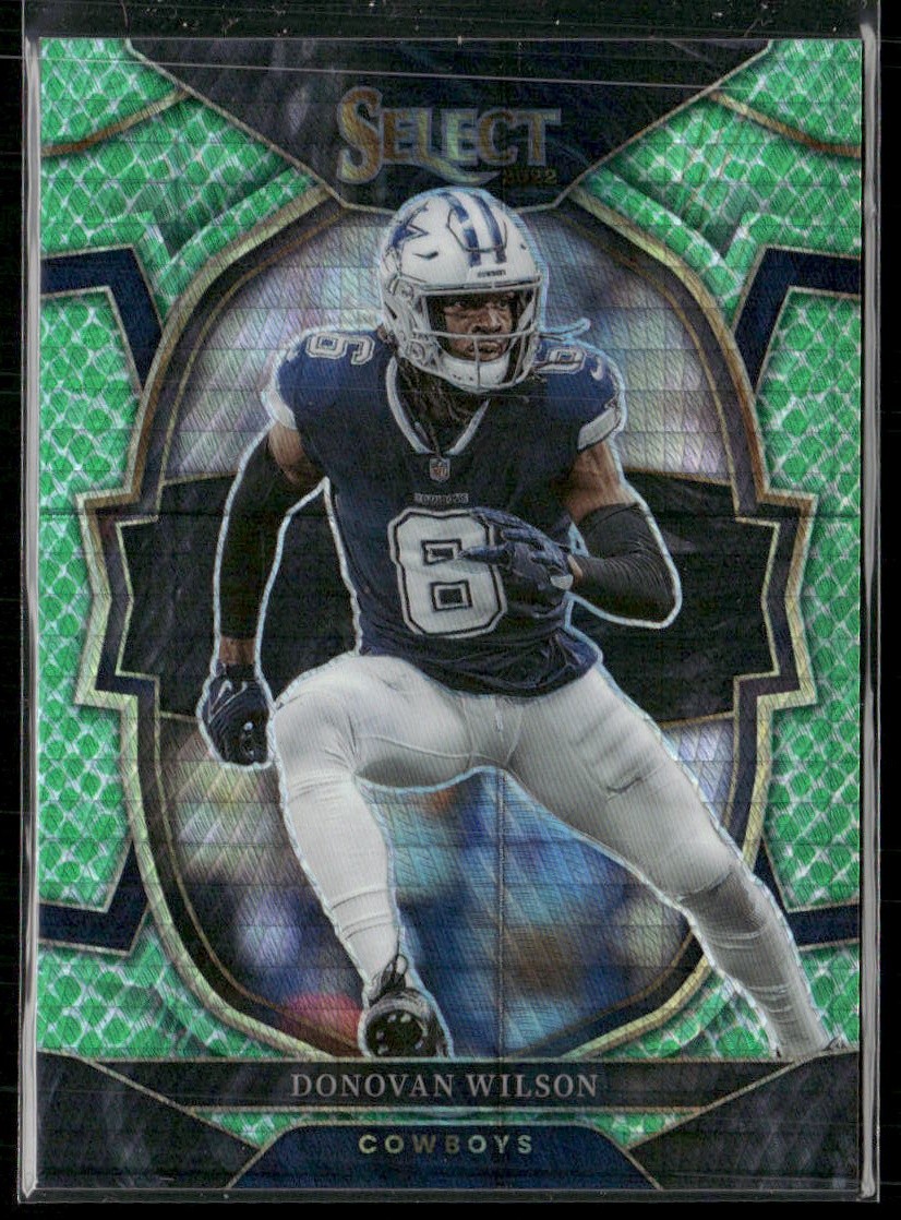Donovan Wilson Panini 2022 Panini Select #86 Dragon Scale Prizm SN #/89