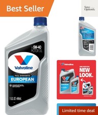 European Vehicle Full Synthetic SAE 5W-40 Motor Oil 1 QT 63.96 per gallon