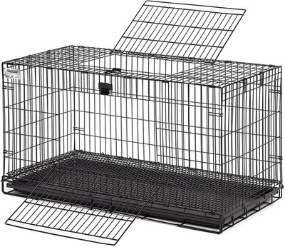 Medium Wabbitat Rabbit Cage, Grid Mesh Floor, Removable Tray, Top & Front Door A