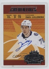 2024 Upper Deck Credentials Retro Ticket Access Rookies Emil Lilleberg Auto 0tc8