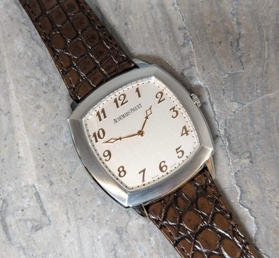Audemars Piguet Tradition 15160PT Platinum Automatic Watch Display Caseback Rare