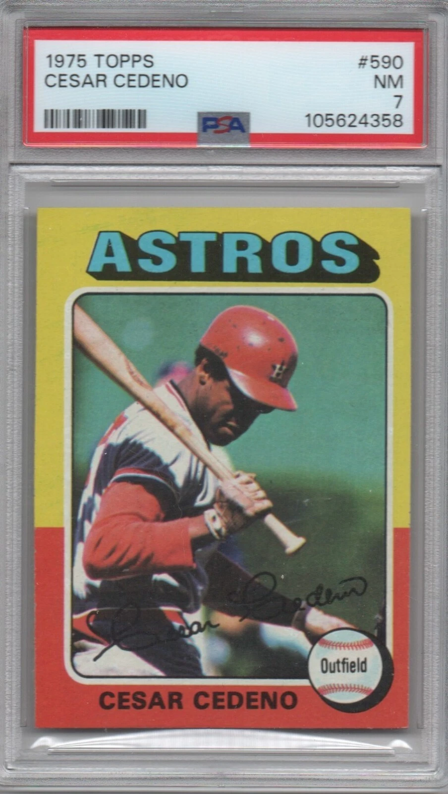 Cesar Cedeno trading card