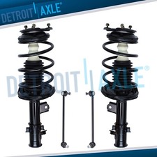 Front Left & Right Struts Complete Assembly + Sway Bars for Hyundai Accent FWD