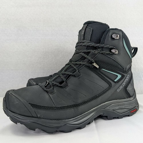 Salomon X Ultra Mid Escursioni Invernali Stivali da neve donna Taglia 6.5  nero resistente all'acqua | eBay