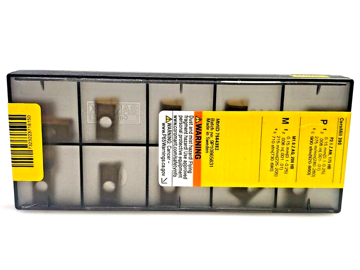 Sandvik Coromant R390-17 04 08M-PM 4340 Carbide Inserts (Box of 10 