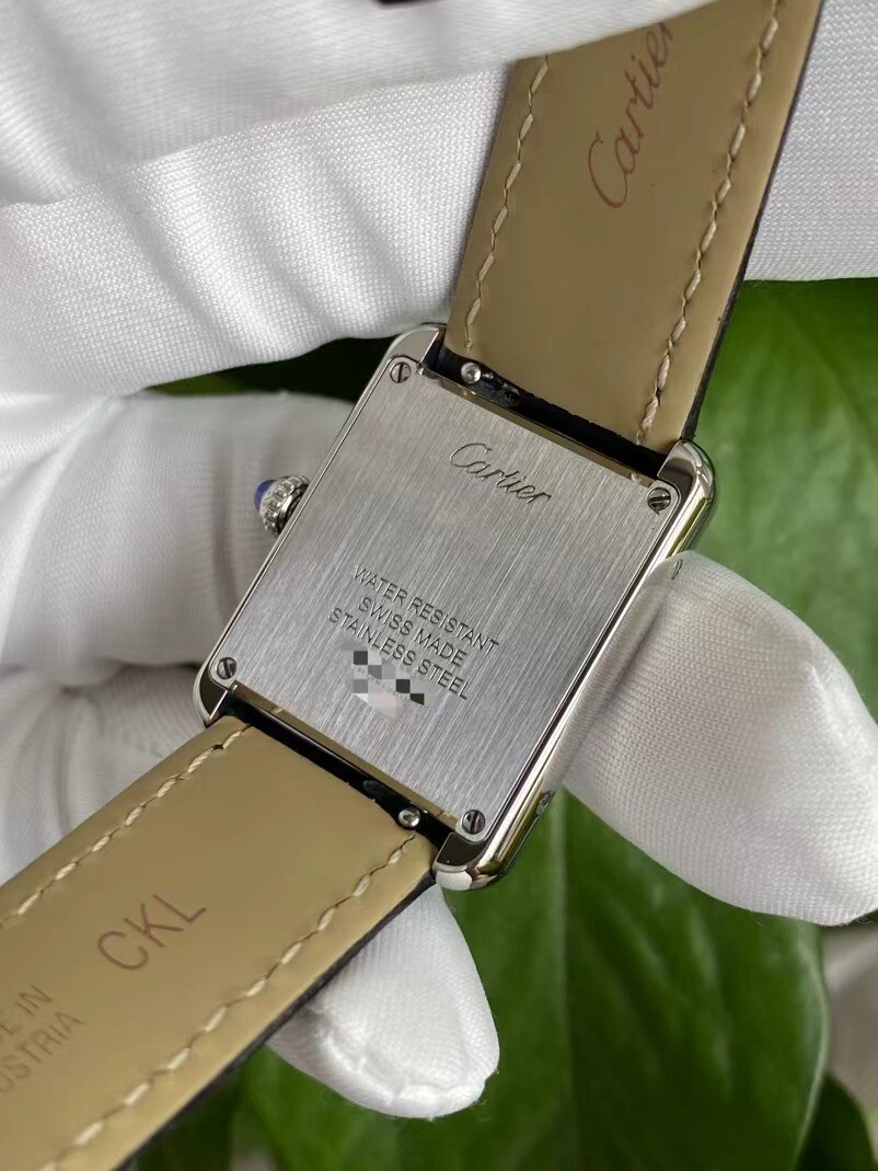 CARTIER Tank solo SM WSTA0030 Silver Dial Quartz Watch | eBay display picture 2