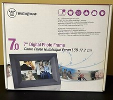 Digital Photo Frame 7" Westinghouse DPF-0702 BLK 128MB Flash Memory Photo NEW