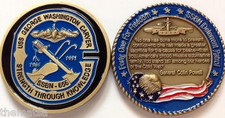 NAVY USS GEORGE WASHINGTON CARVER SSBN-656 SUBMARINE MILITARY CHALLENGE COIN