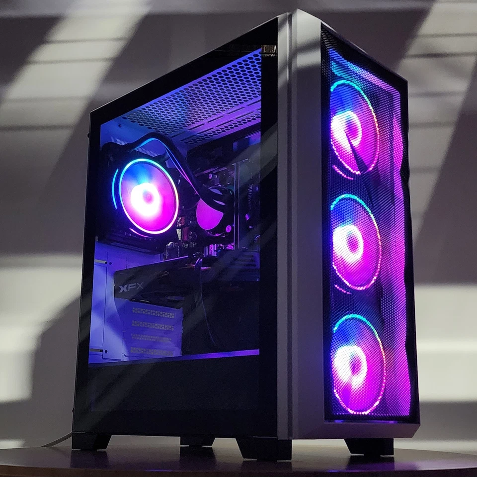 Computadora Gaming PC i5-8600 8GB RAM SSD + 1TB HDD RX 580 8GB Windows 11 Foto 3 de 4