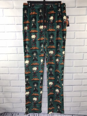 My Hero Academia Deku Bakugo Pajama Pants Sleepwear Size M L XL/ S 