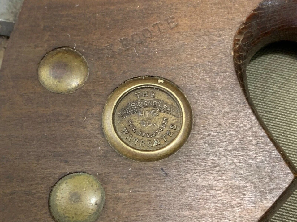 SYMONDS MITRE SAW MADE FOR MILLERS FALLS  26" X 6" - Image 3 of 4