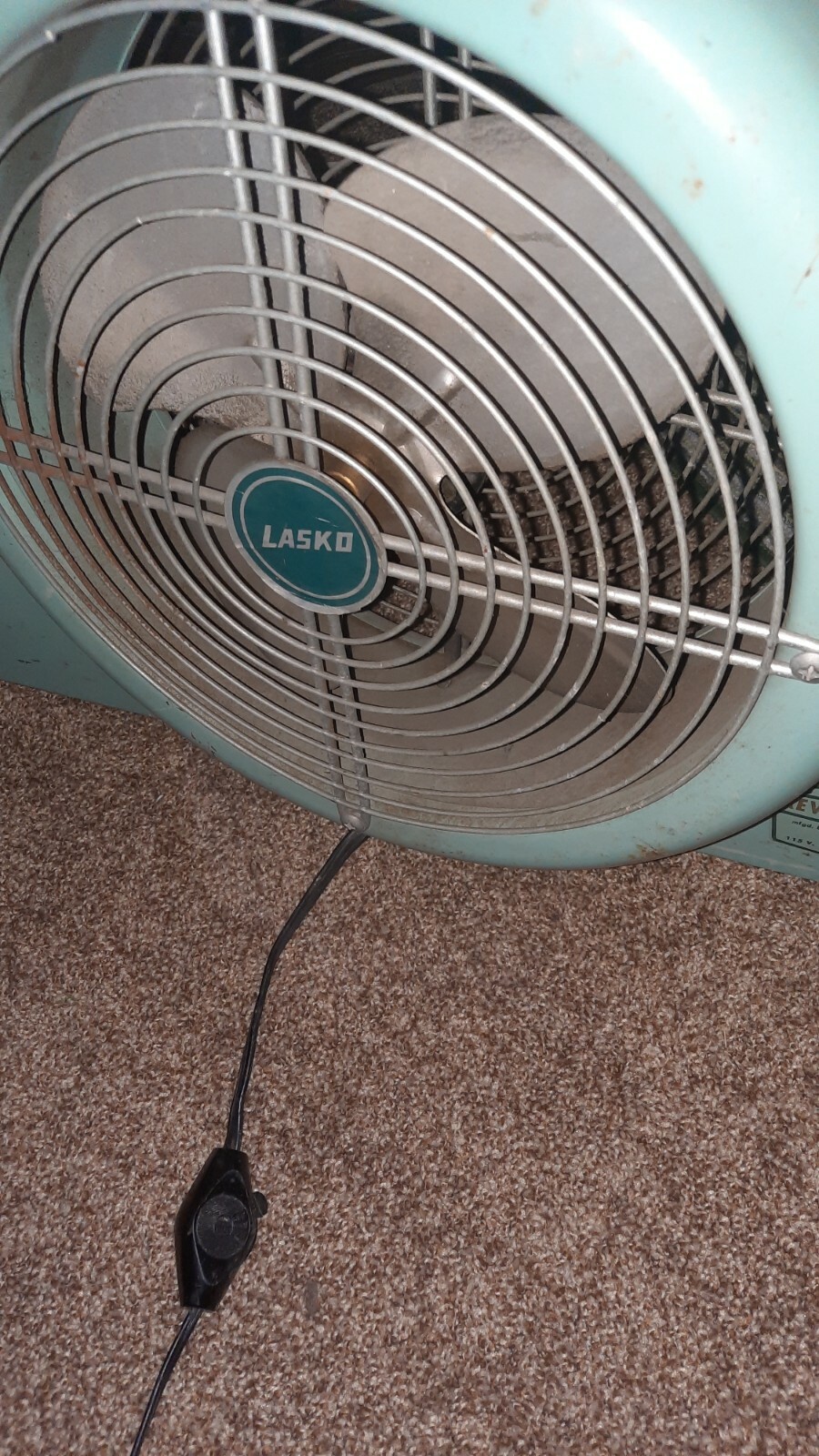 Vintage Lasko Metal Window Fan general reversible 1200 West Chester PA eBay