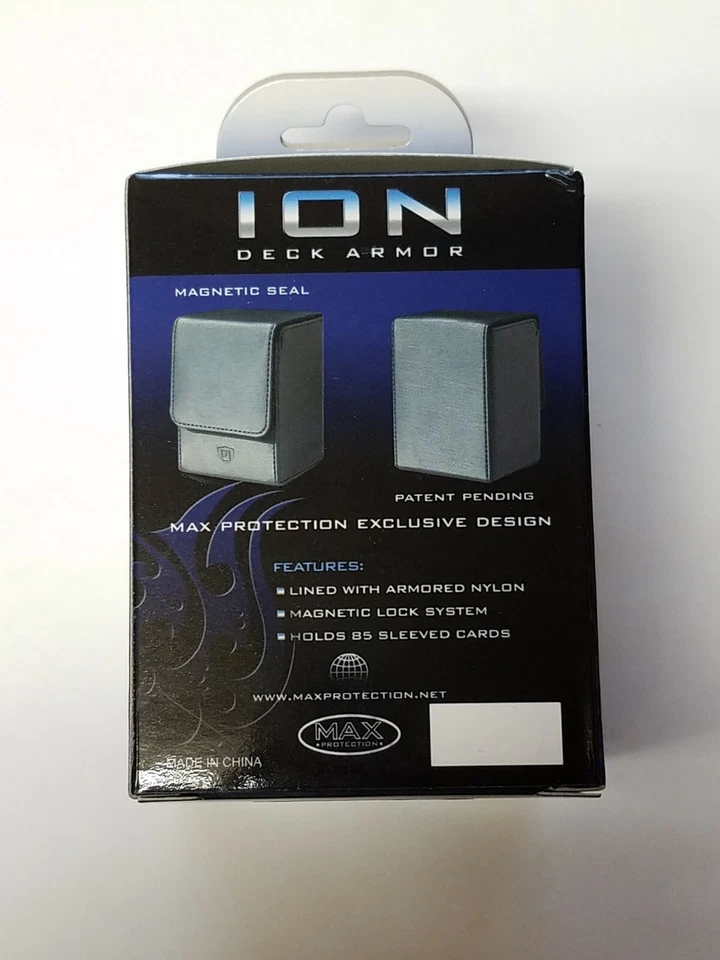 Max Protection Ion Deck Armor Box Red NEW NIP CCG MTG Magic Pokemon - Image 3 of 4