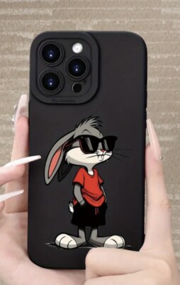 Rabbit Funny Cartoon Pattern Fashionable Soft Case Cover Iphone 16 Pro