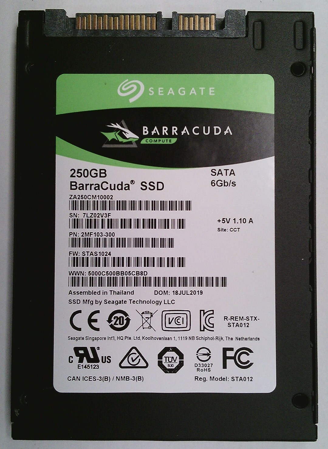 Seagate Barracuda Compute-2.5"-SATA-SSD-240GB, 250GB, 500GB | eBay