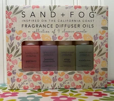 SAND + FOG DIFFUSER OILS GOJI BERRY Lavender Chamomile WHITE VANILLA Eucalyptus