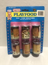 Vintage Tyco Playtime 80s Play Food NEW NIP Sealed 1988 Kitchen  Bin 15