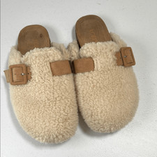 Cozy Cream Shearling Clogs