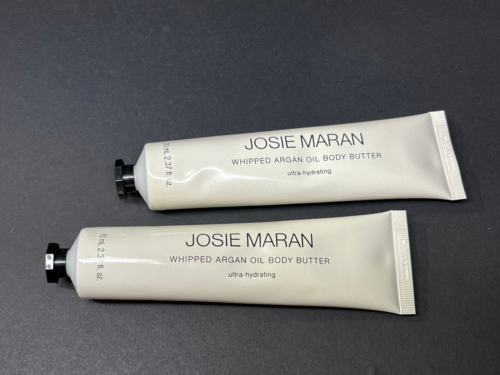 JOSIE MARAN WHIPPED BODY BUTTER set of two unscented tubes 2.37oz each. - Picture 1 of 4