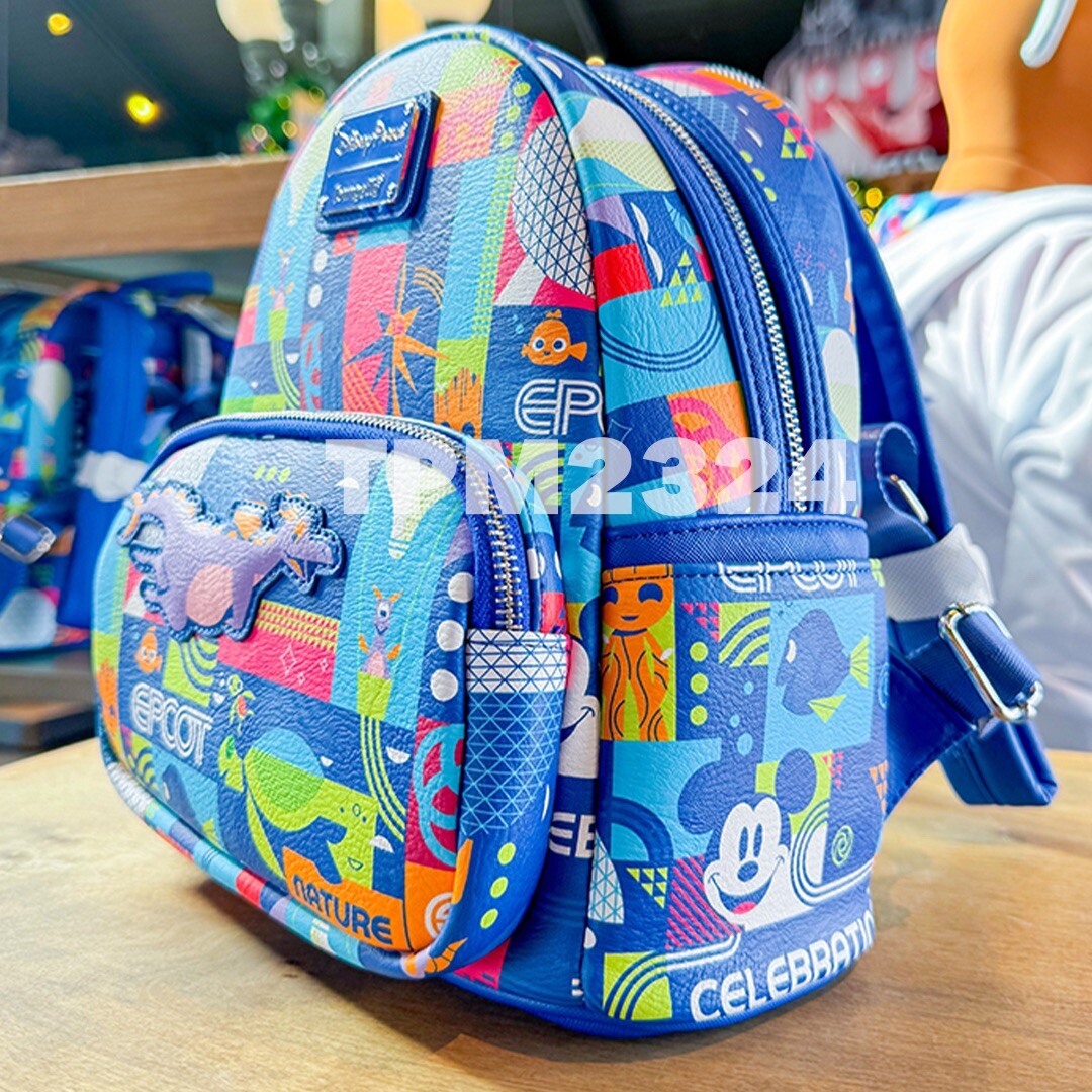 【Loungefly】Walt Disney World エプコットキャラ ベルトバッグ 2025 Disney Parks Epcot Characters Loungefly Mini Backpack