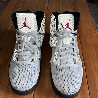 Nike Air Jordan Spike Forty PE White/Fire Red-Black Men Sz  display picture 3