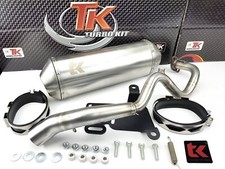 Turbokit Edelstahl Sport Auspuff Yamaha N-Max 125 NMax 155 ab 2021 Auspuffanlage