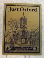 Just Oxford by Will Taylor 1929 The Homeland Ass paperback second edition
