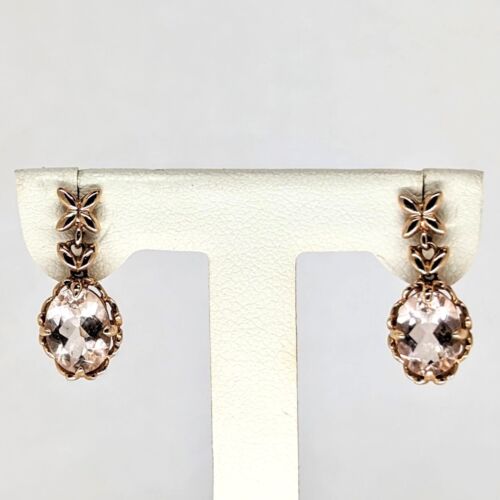 14K Rose Gold Bracelet 7-1/2" Long & Post Earrings - Picture 2 of 9