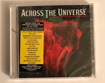 Across the Universe Music From The Motion Picture Various CD  Beatles Poster NEW