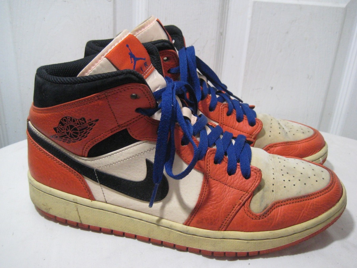 NIKE JORDAN 1 Mid SE TEAM ORANGE 852542 800 SIZE 44.5 / 10.5 