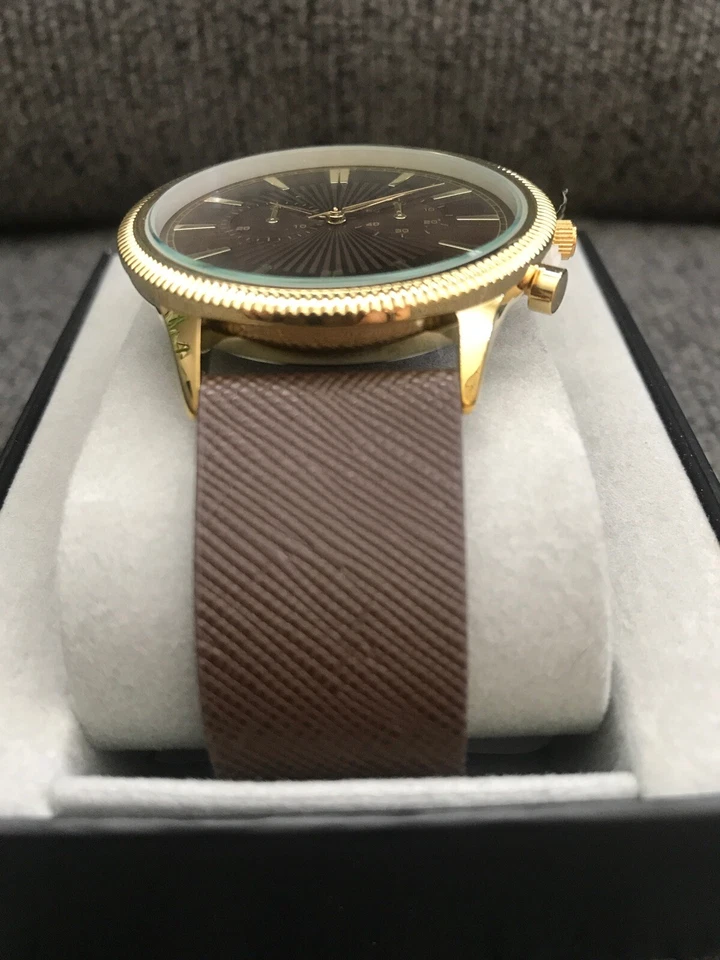 ALDO Leather Watch Brown/Gold  - Image 4 of 4