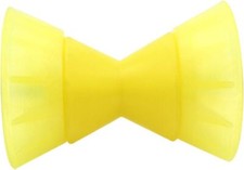4 Inch Polyurethane Marine Trailer Guide Roller Boat Launching Aid Yellow