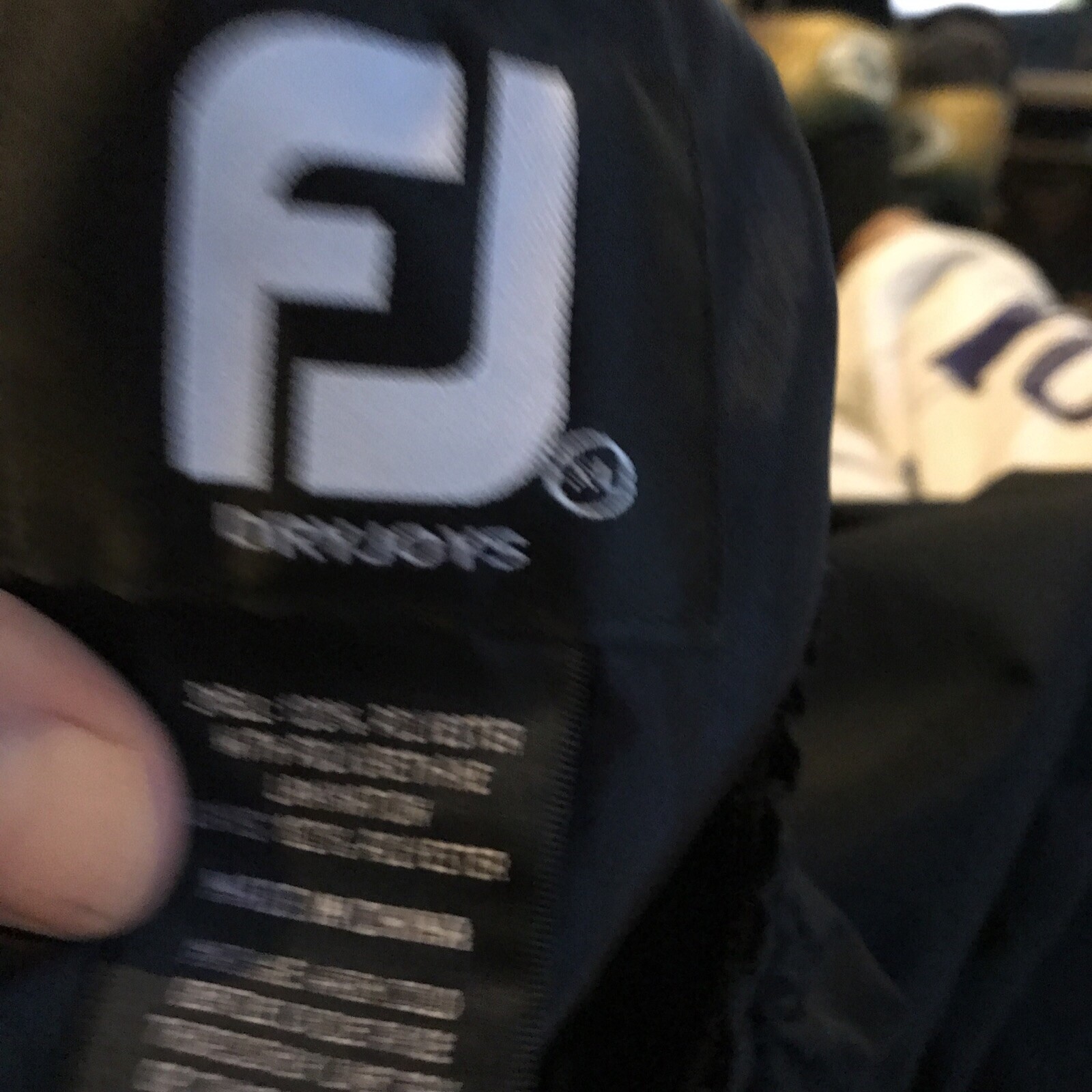 Footjoy Mens Hydrolite golf rain jacket. Full Zip Size XL  Gray & Blue