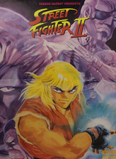 1995 STREET FIGHTER II Manga 13  x 10.25  (33 x 26cm) Poster Spain Vintag Capcom