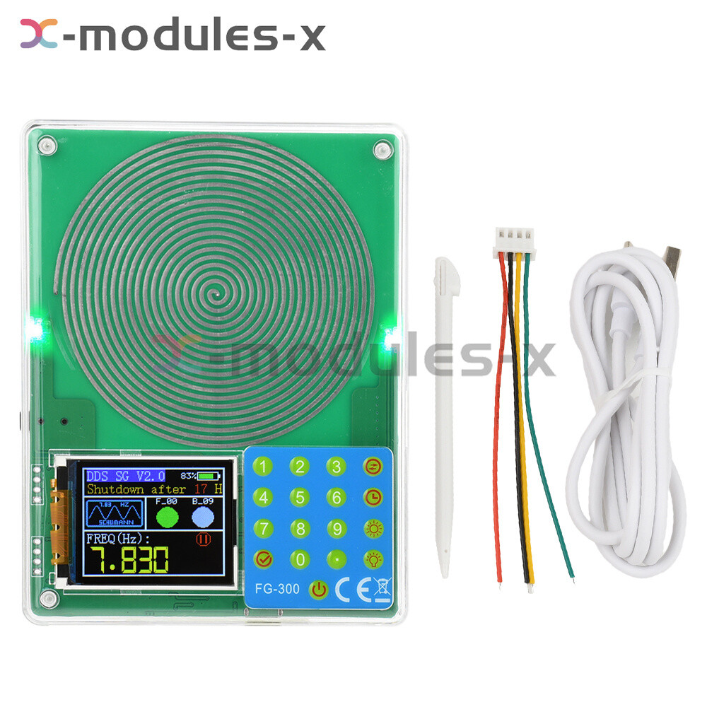 FG-300 DDS Function Signal Generator 0.001Hz-200KHz TFT Schumann