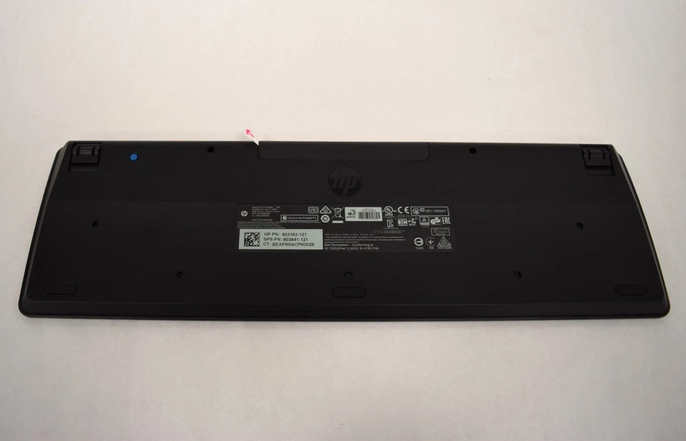 HP Slim Wireless Windows 8 Keyboard NO DONGLE - 803841-121 - Image 2 of 3