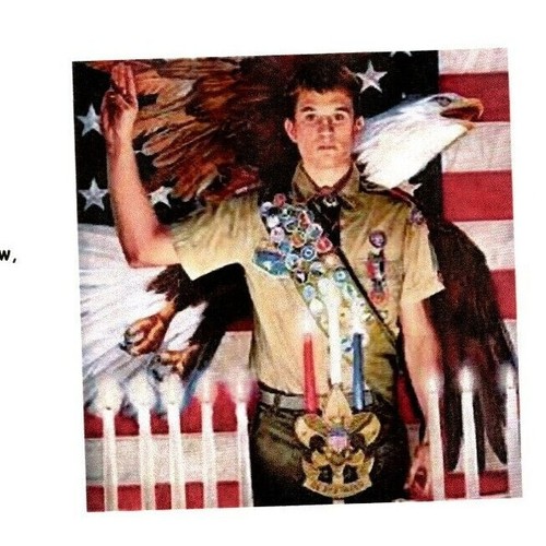 Boy Scout Poem suitable for framing - "The Boy Scout's Mother Asked" signed ! - Picture 2 of 3