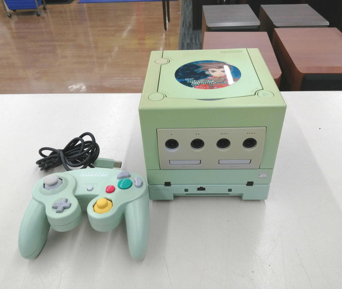 Tales of Symphonia Nintendo GameCube Console GCN - Green Tales of Symphonia Nintendo GameCube Console GCN - Green