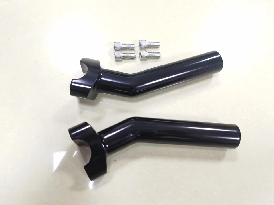 6.5" Handlebar Risers For Harley Softail Fat Boy Wide Glide FXWG Super Glide FXR Foto 3 de 4