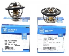 AC Delco 185 & 180 Degree Thermostat Front & Rear Kit Pair for GM Pickup Duramax