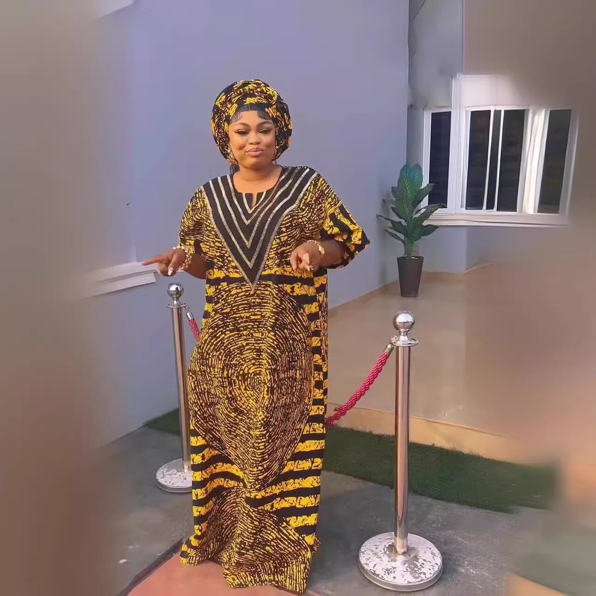 Dashiki African Women Plus Size Evening Party Maxi Dress Dubai Loose Kaftan  Gown | eBay