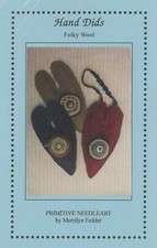 Primitive Needleart Hand Dids Pin Cushions Folk Art Applique Pillow Pattern