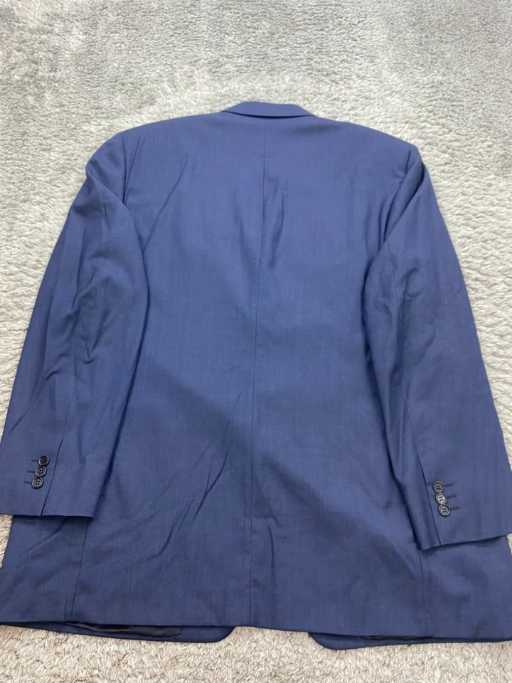 Blazer Canali Proposta Para Hombres 56R Azul Marino Super 120s Lana Abrigo Deportivo Chaqueta Foto 2 de 4