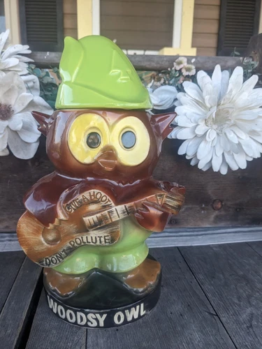 Vintage McCoy Pottery "Woodsy the Owl" Ceramic Cookie Jar