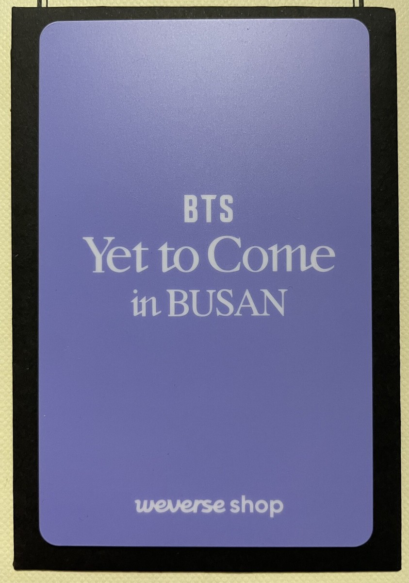 Official BTS Yet to Come in Busan Concert V Taehyung Lucky Draw