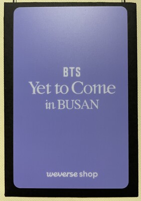 Official BTS Yet to Come in Busan Concert V Taehyung Lucky Draw
