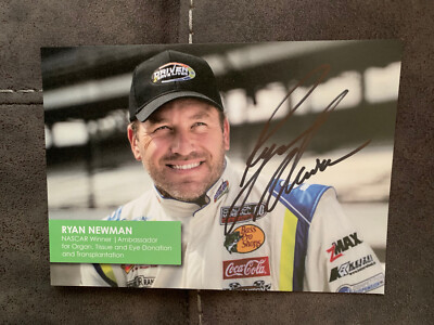 Ryan Newman Signed Promo Hero Card Nascar Autographed 2023 Driven to Save Lives