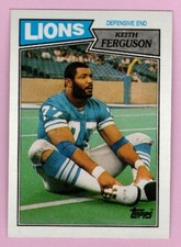 1987 Topps Football #326 Keith Ferguson Detroit Lions Defensive End